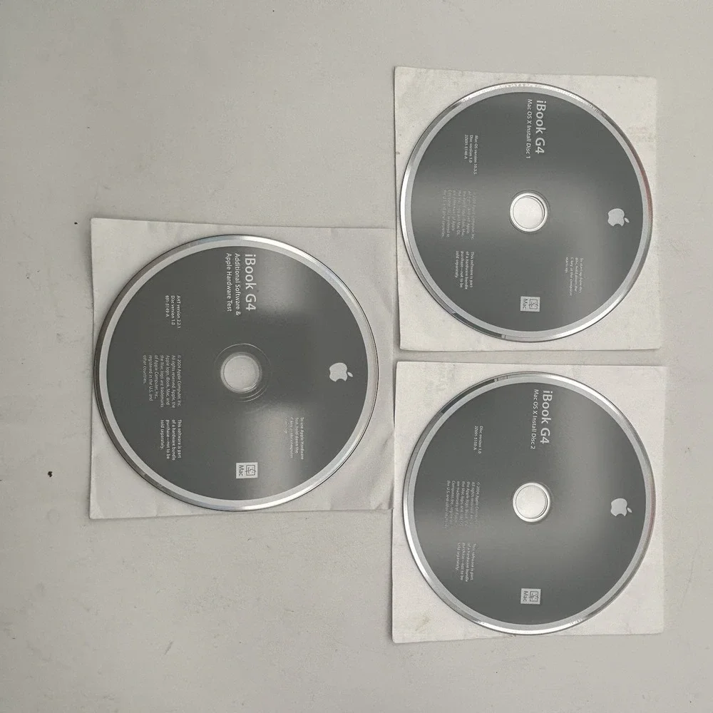 Official Apple - iBook G4 Install Disks & User Guide 10.3.5